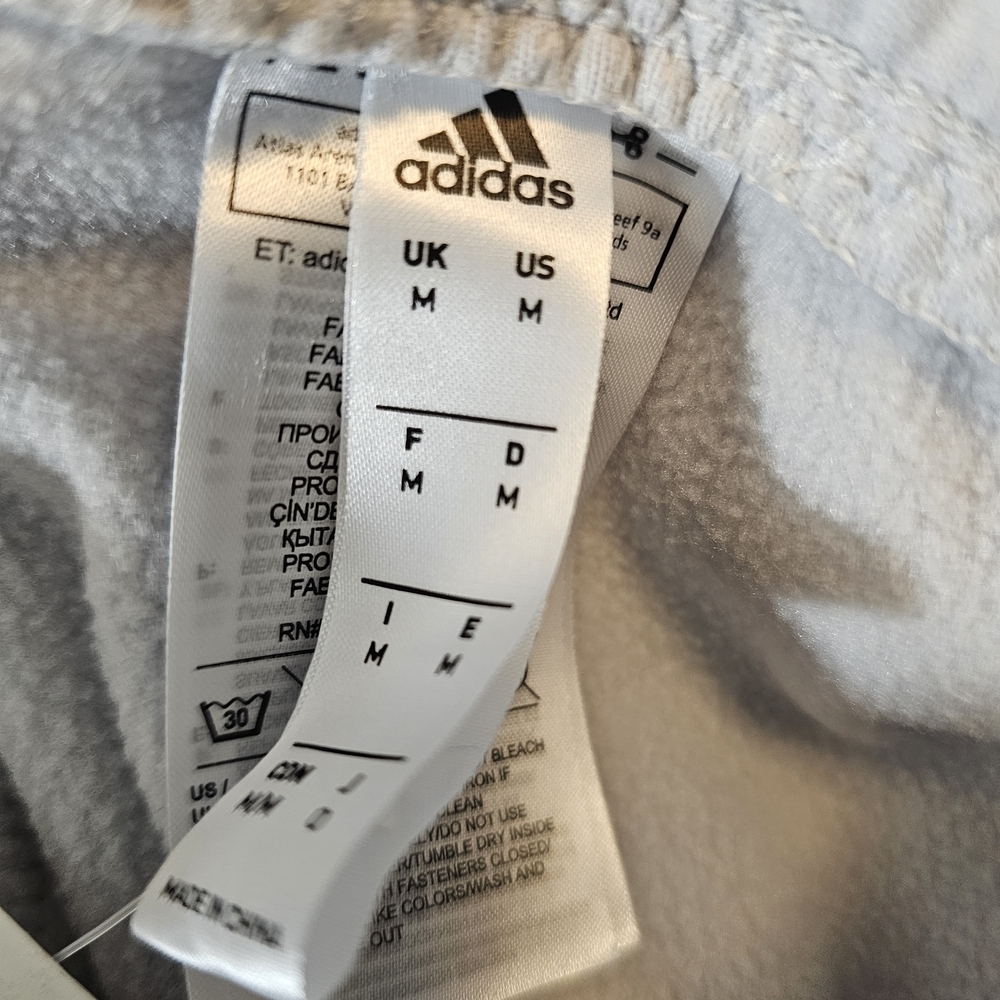 Adidas NWT Gray Men's Athletic Pants Medium - Picture 6 of 8